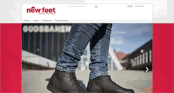 Desktop Screenshot of new-feet.com